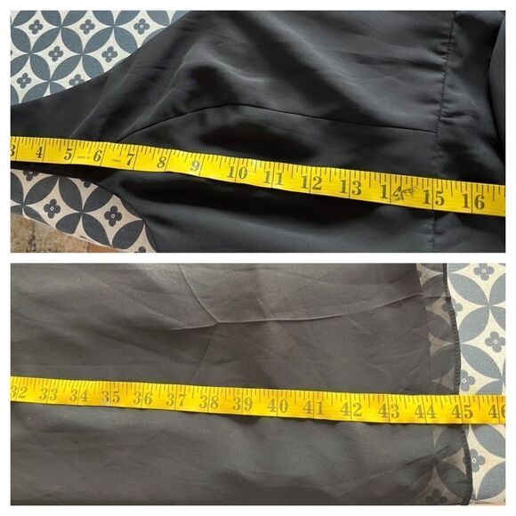 SOCIAL BRIDESMAIDS Sleeveless Tie Back Chiffon Trumpet Gown Maxi Dress NWT - Picture 3 of 7